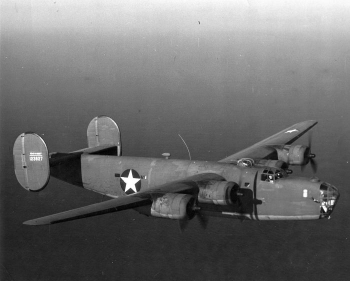A Consolidated PB4Y-1 similar to Trigg’s aircraft.