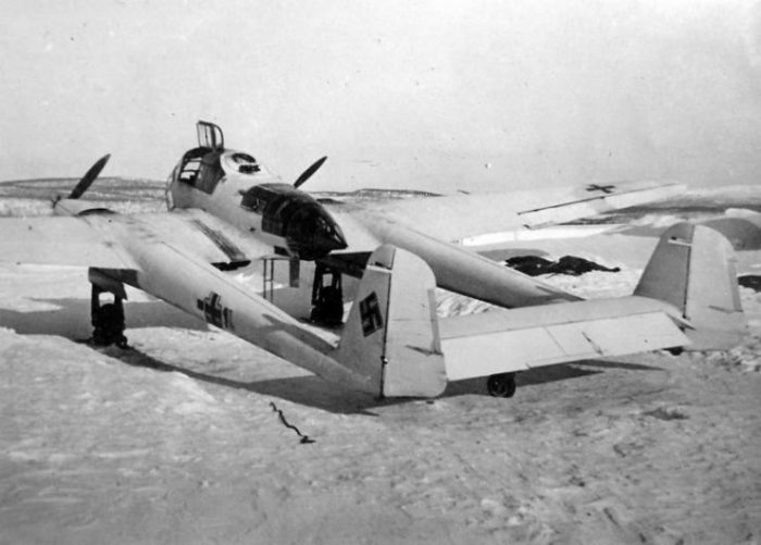 Focke-Wulf Fw189 with winter camo