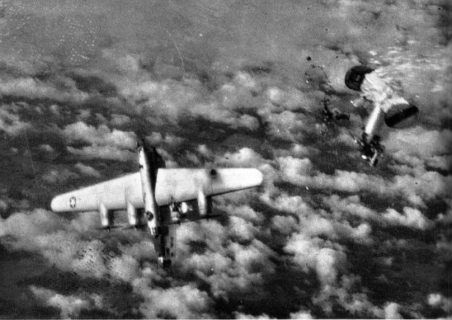 The terrible end of a B-24 and her crew.