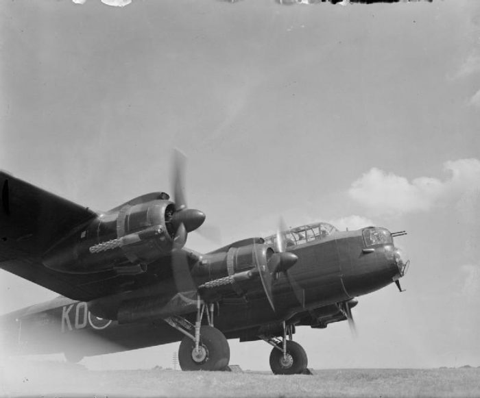 A Lancaster B II fitted with Bristol Hercules radial engines.