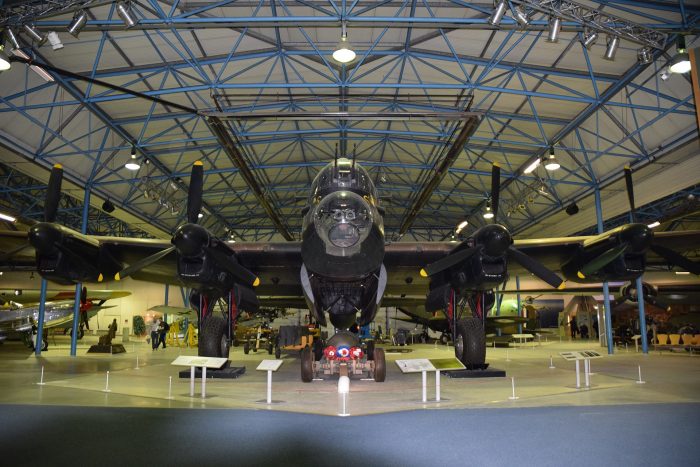 The Lancaster Bombert at The RAF Museum. Image by Hugh Llewelyn CC BY-SA 2.0