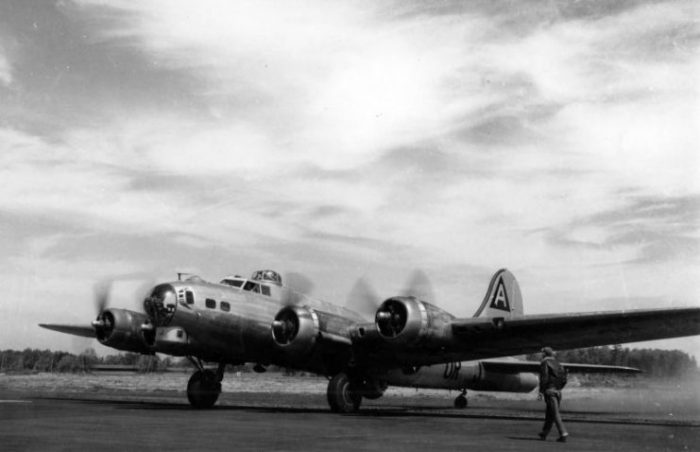 B-17G OR-J of the 91st Bomb Group