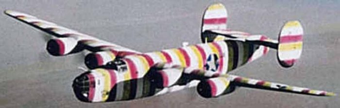 The magnificent colours of B-24D Barber Bob can be seen here.