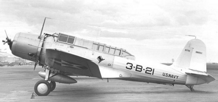 Oakland Airport 1939. The pilot’s name on the plane is Aviation Cadet George H. Carter. The normal complement of a Navy squadron in 1939 was 18 planes so this is a rare photo.