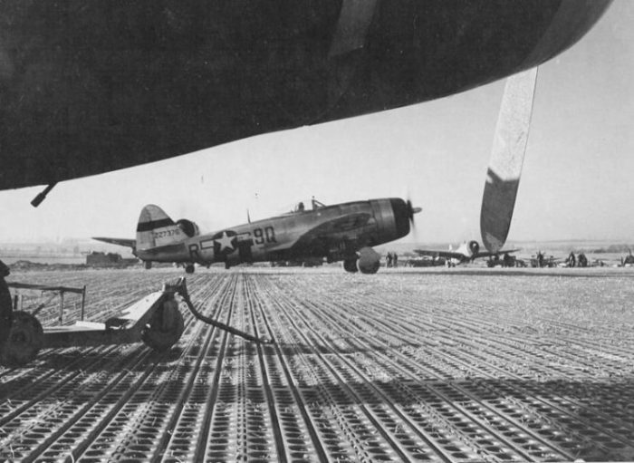 Thunderbolts in France, 1945.