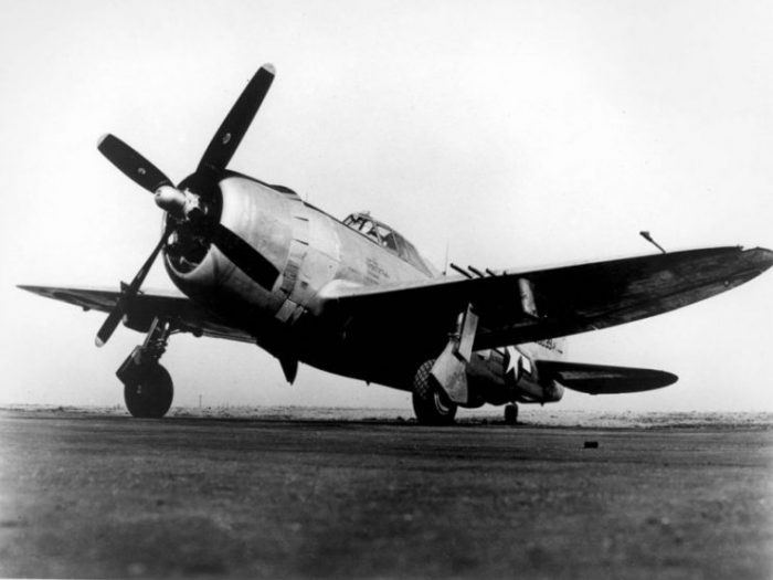 USAAF P-47D “Razorback” configuration.