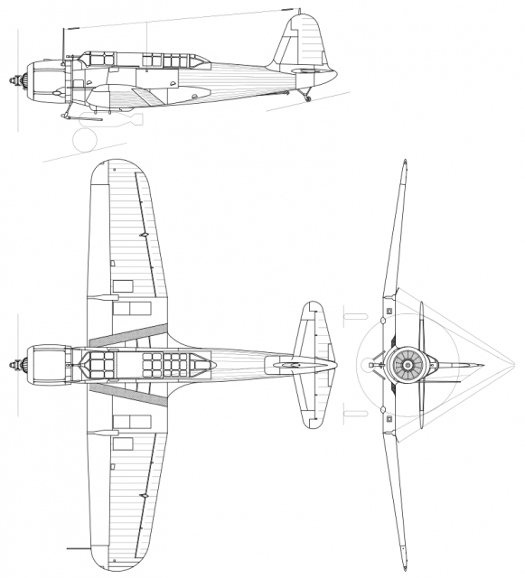 Vought SB2U-1 Vindicator.Photo Kaboldy CC BY-SA 3.0