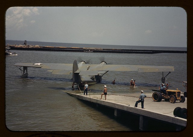 A Consolidated PBY at the Naval Air Base, Corpus Christi, Texas.