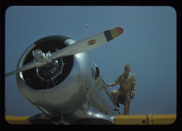 Aviation cadet at the Naval Air Base, Corpus Christi, Texas.