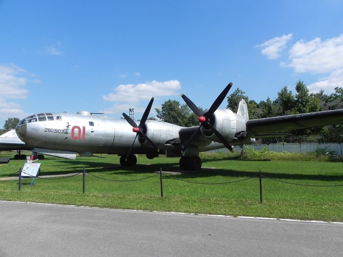 The Tu-4, a Soviet clone of the B-29 Superfortress. Image by AviaWiki CC BY-SA 4.0